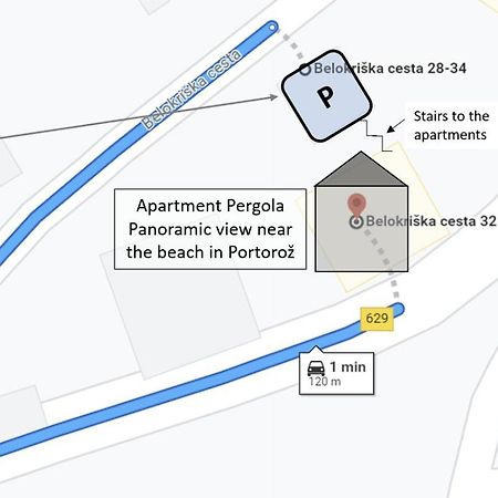 Apartment Pergola Порторож Екстер'єр фото